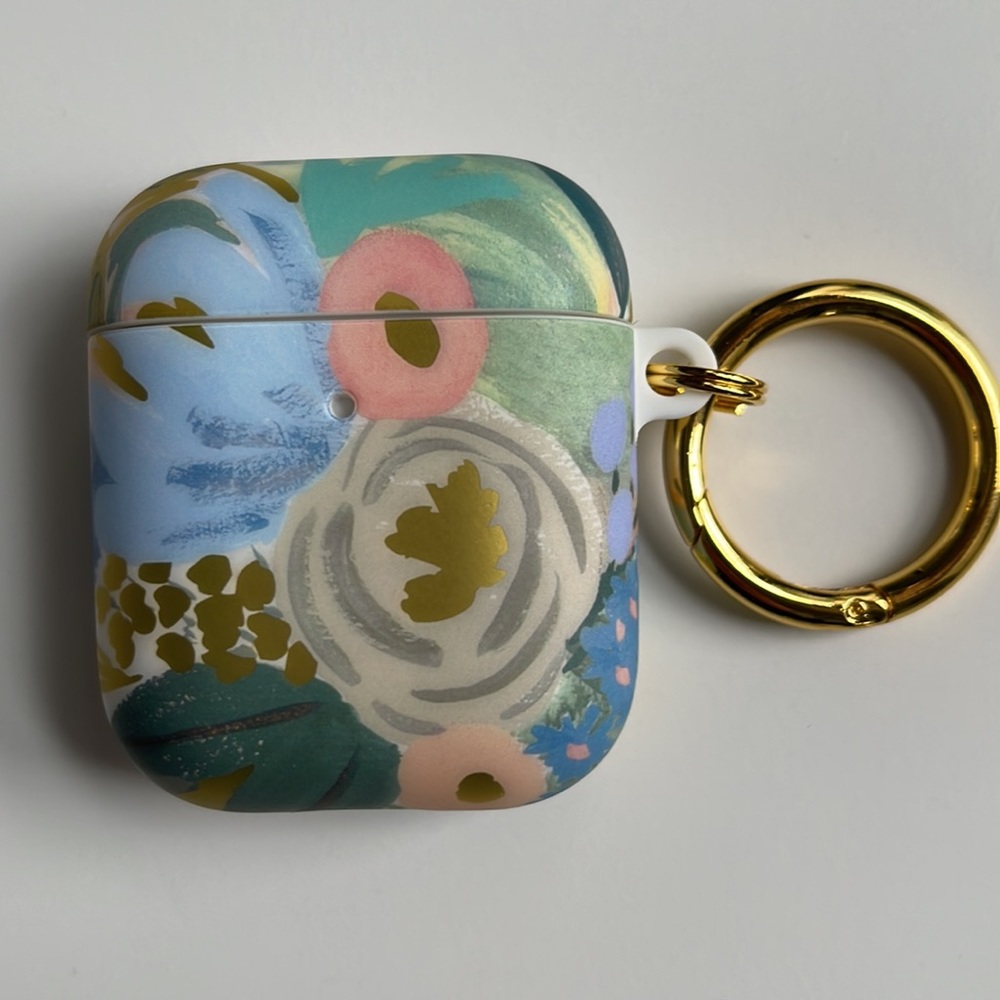 New still in box Rifle Paper Co clip on airpod case
